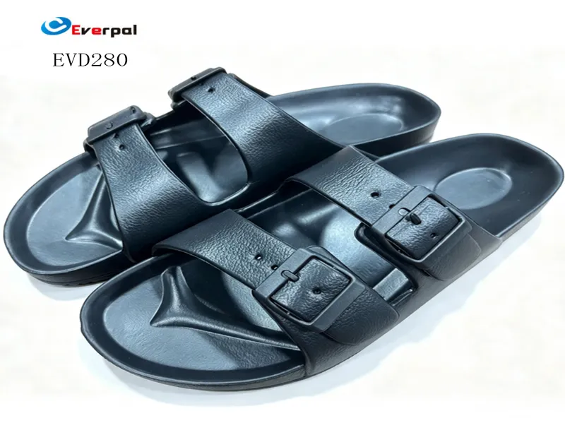 Sandal Geser EVA Gesper Ganda Uniseks yang Dapat Disesuaikan